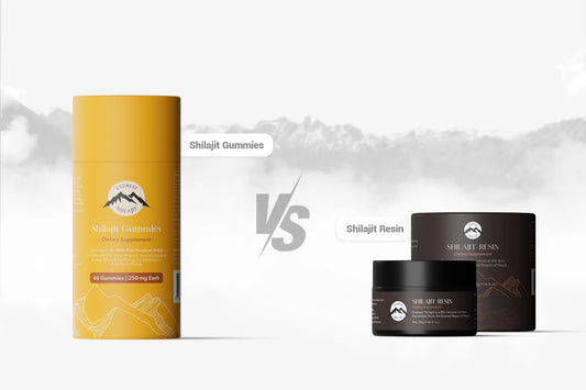 shilajit-gummies-vs-resin​