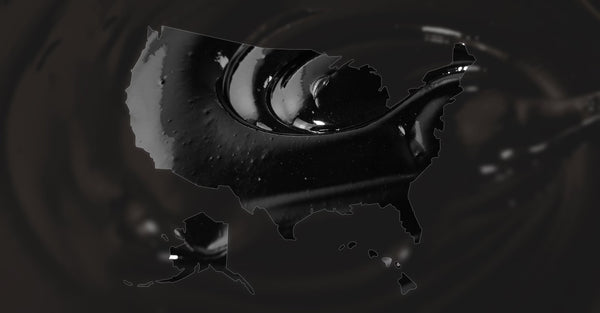 USA map featuring pure Shilajit resin for people searching where to buy Shilajit near them in the United States.