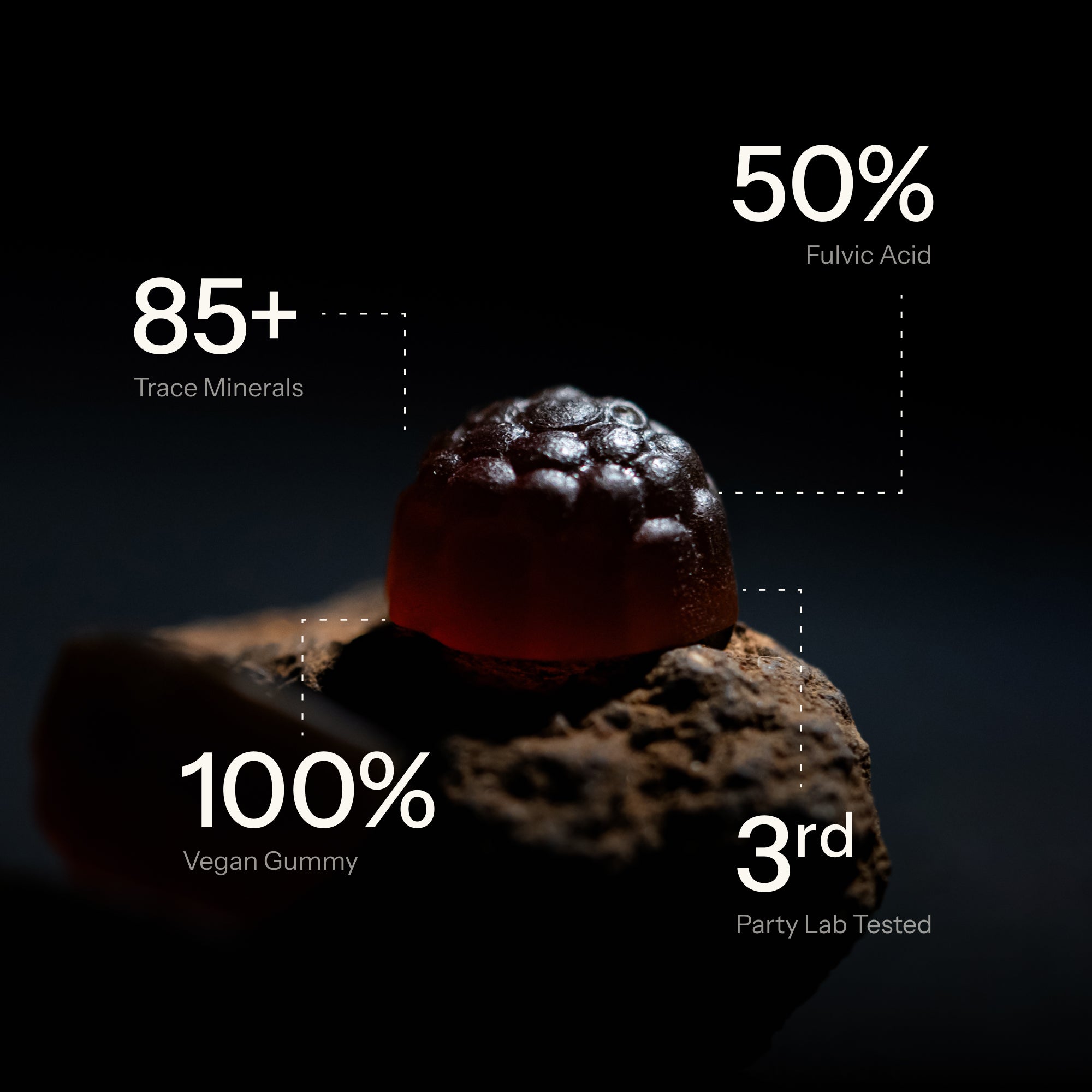 trace-minerals.jpg
Shilajit gummies composition image showing 50% fulvic acid, 85+ trace minerals, vegan gummy, and third-party lab testing